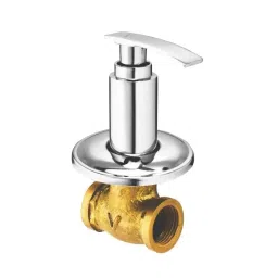 Jabra Concealed Stop Cock (M) Soft Series Brass Chrome Finish Wall Mount 20 mm Silver-picture-25