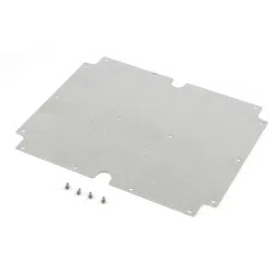 Hammond Base Plate for 1554 & 1555 X Enclosures 300 x240 mm Steel, 2539565-picture-22