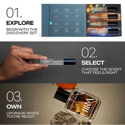 HIRA Discovery Men Set of 4 Premium Fragrances - 10ml Each image 5