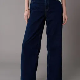 AMERICAN EAGLE OUTFITTERS Women Wide Leg Mid-Rise Jeans-image-78