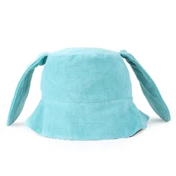 Tipy Tipy Tap Cotton Bunny Ears Designed Bucket Hat - Green - Diameter - 48Cm image 2
