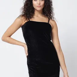 BAESD Velvet Bodycon Mini Dress-picture-44