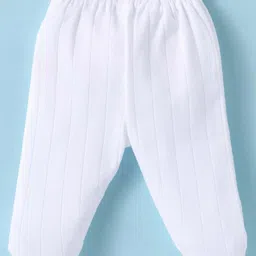 Zero Sinker Woven Bootie Leggings With Animal Print Pack of 3 - White image 5