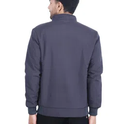 Dollar Slate Grey Regular Fit High Neck Jacket image 2