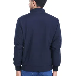 Dollar Navy Regular Fit High Neck Jacket image 2