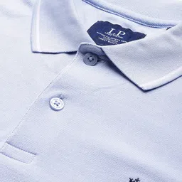 Louis Philippe Sport Pure Cotton Polo Collar Slim Fit T-shirt image 4
