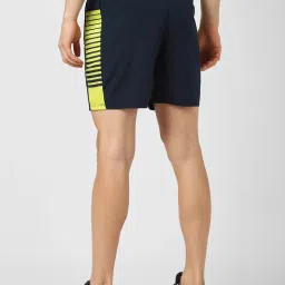 Van Heusen Flex Navy Regular Fit Printed Shorts image 2