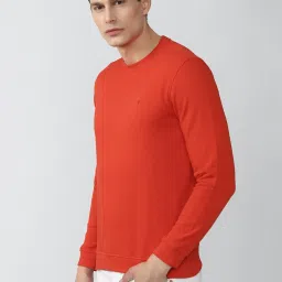 Van Heusen Orange Round Neck Sweatshirt image 3