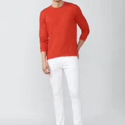 Van Heusen Orange Round Neck Sweatshirt image 5