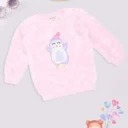 Pantaloons Baby Girls Cherry Blossom Applique Sweatshirt-image-93