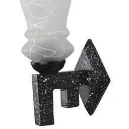 1ST TIME White Set of 2 Printed Glass Wall Lamp image 4