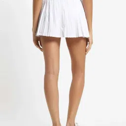 Forever 21 White A-Line Skirt image 2
