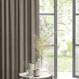 DDECOR Live Beautiful Light Brown 7 ft. Door Curtain - Set of 1-picture-39