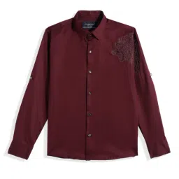 Charchit Boys Violet Comfort Fit Shirt-picture-28