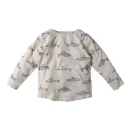 Nino Bambino Kids Grey Printed Sweatshirt image 1