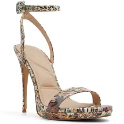 Aldo Women's Katelina Brown Ankle Strap Stilettos-picture-16