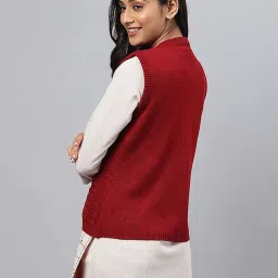 Aurelia Red Regular Fit Sweater image 2
