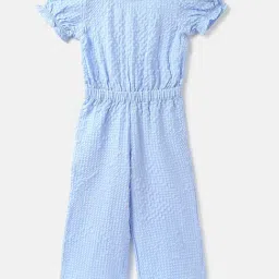 United Colors of Benetton Kids Blue Checks Jumpsuit-picture-25