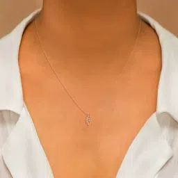 Candere By Kalyan Jewellers 18K Rose Gold and Cubic Zirconia Pendant image 2