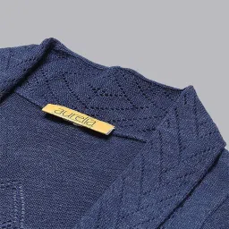 Aurelia Blue Regular Fit Cardigan image 5