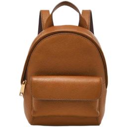 Fossil Brown Solid Backpack-picture-42