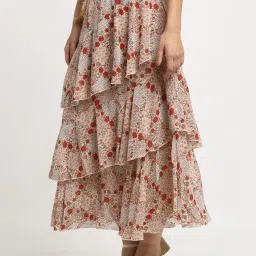 Global Republic Multicolored Printed Skirt image 3