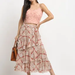 Global Republic Multicolored Printed Skirt image 4