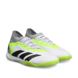 Adidas Men's PREDATOR ACCURACY.3 IN White Football Shoes image 2