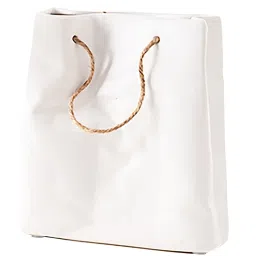 Art Street Basic White Ceramic Vases image 2