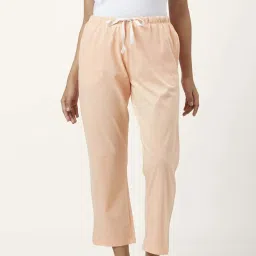 Dreamz by Pantaloons Peach Black Cotton Printed Pyjamas image 2