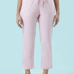 Dreamz by Pantaloons Pink Black Cotton Printed Pyjamas image 2