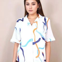 Zink London White Printed Shirt-picture-29