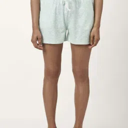 Dreamz by Pantaloons Pink Green Cotton Graphic Print Shorts image 2