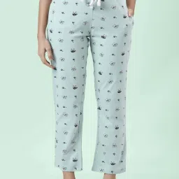 Dreamz by Pantaloons Blue Pink Cotton Printed Pyjamas image 2