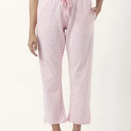Dreamz by Pantaloons Pink White Cotton Printed Pyjamas image 2