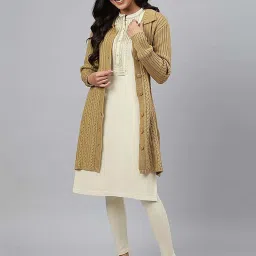 Aurelia Brown Regular Fit Cardigan image 4