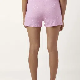 Dreamz by Pantaloons Pink Cotton Polka Dots Shorts image 2