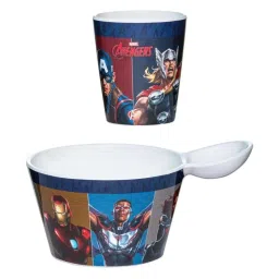 Servewell Avengers Multicolor Melamine Fries Dip Bowl Set (0.8 L) image 2