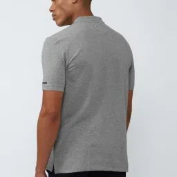 Van Heusen Flex Grey Regular Fit Polo T-Shirts image 2