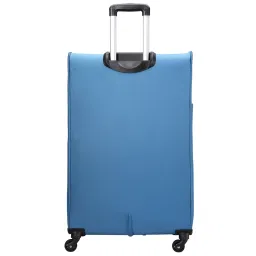 Carriall Blue 4 Wheel Large Soft Cabin Trolley Set of 2 - 78 cm image 4