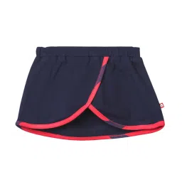 Nino Bambino Kids Red & Navy Printed Top with Shorts image 5