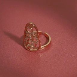 Sohi Gold-Plated Statement Finger Ring-picture-20