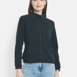 METTLE Green Regular Fit Sweatshirt image 1