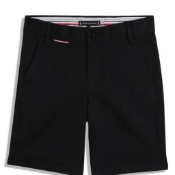 Tommy Hilfiger Boys Black Solid Regular Fit Shorts-picture-2