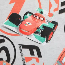 Disney by Wear Your Mind Boys Grey & Red Printed Round Neck T-shirt image 3