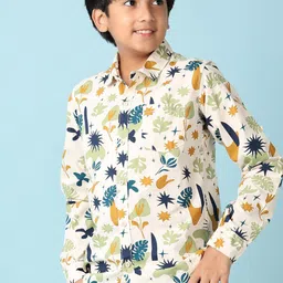 V-Mart Boys Floral Opaque Printed Casual Shirt-image-44