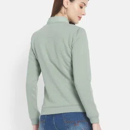 METTLE Green Regular Fit Sweatshirt image 2