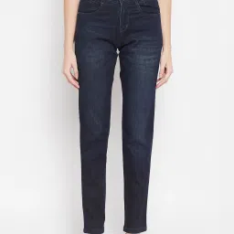 Crozo By Cantabil Blue Regular Fit Mid Rise Jeans image 1