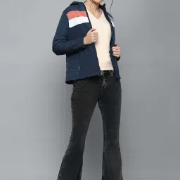 Allen Solly Navy Cotton Regular Fit Jacket image 4