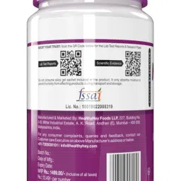 HealthyHey Nutrition Magnesium Aspartate - 120 Vegetabel Capsules image 3